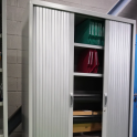 Armario metálico de persiana 145 cm monoblock | Laoficinaonline