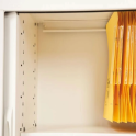 Armario metálico bajo con ruedas y persiana 78 cm | Laoficinaonline