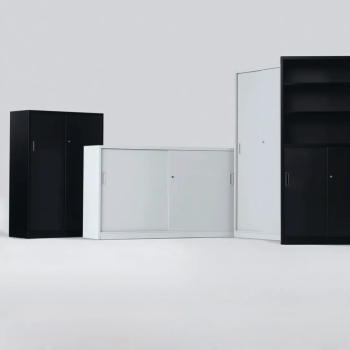 Armario metálico puertas correderas 106 cm | Laoficinaonline