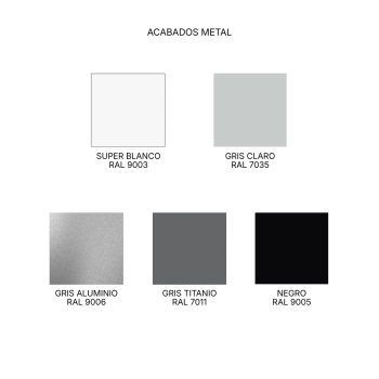 Armario metálico puertas abatibles 180x100x45 cm | Laoficinaonline