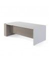 Mesa despacho G3 de JGorbe en blanco y arena