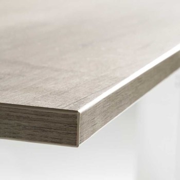 Detalle tablero melamina mesa escritorio Carving de jgorbe