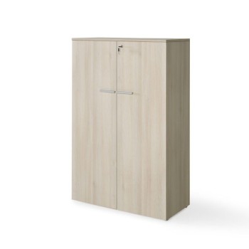 Armario oficina con puertas, cerradura y estantes de JGorbe en acacia