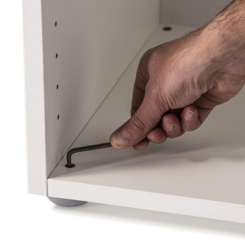 detalle suelo del armario de oficina madera de jgorbe