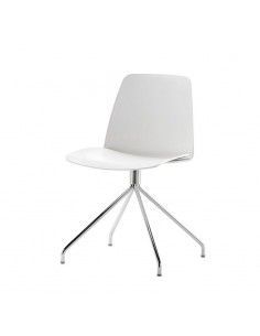 Silla confidente Unnia de inclass en color blanco