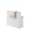 Panel decorativo mostrador recepcion Basic de JGorbe en acacia