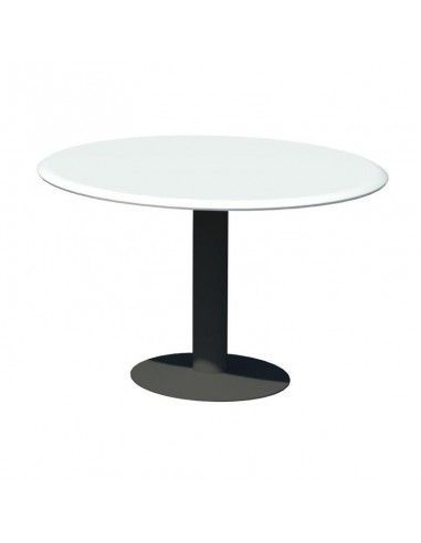 Mesa de reuniones redonda Benelux de JGorbe en blanco