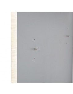 detalle interior armario de mesa de reuniones ovalada Líder de JGorbe en blanco