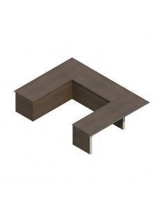 Mesa de reuniones de JGorbe en nogal oscuro