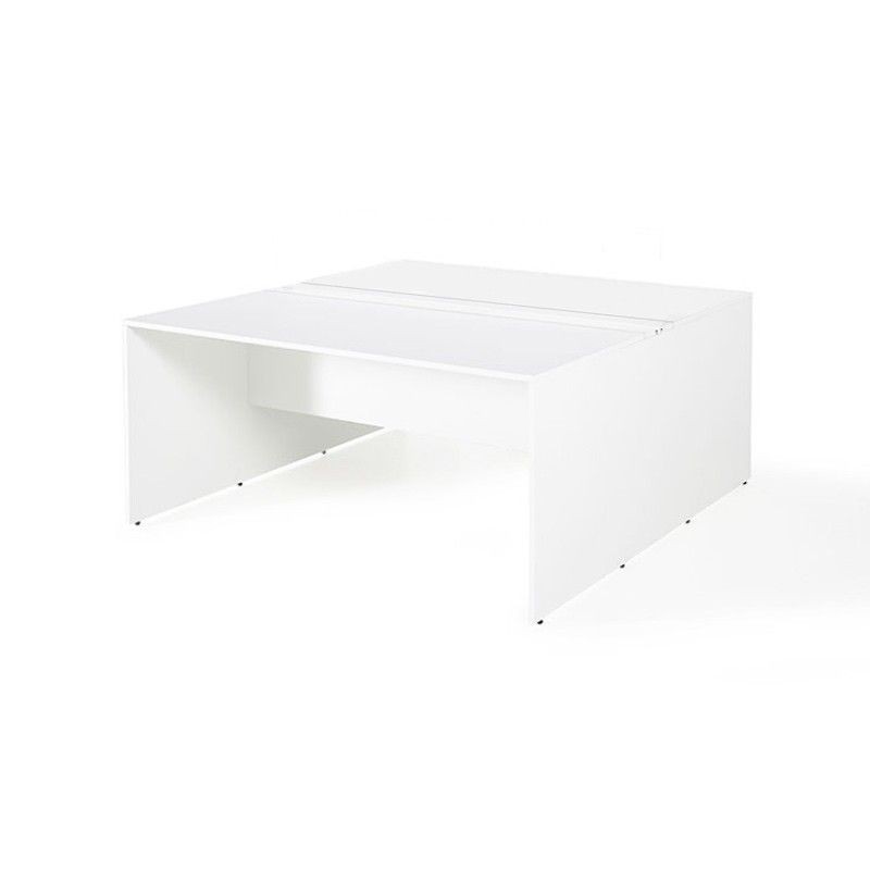 Mesa oficina multipuesto de JGorbe en color blanco