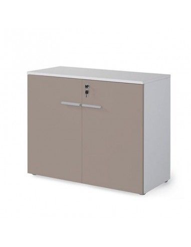 Armario oficina bajo serie G3 de jgorbe en blanco y arena