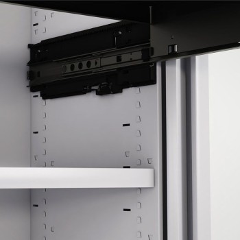 Bastidor para carpetas para el armario oficina persiana vertical de Gapsa en blanco