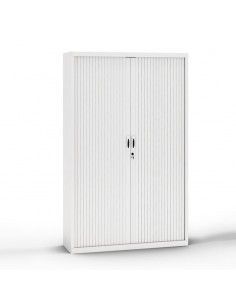 Armario oficina persiana vertical de Gapsa en blanco