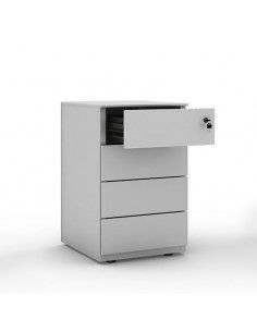 Cajonera escritorio 4 cajones de Gapsa en gris