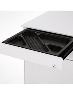 Detalle cajón portalápices de cajonera oficina Gapsa