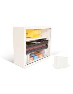 Armario de oficina metálico de persiana vertical de 105 cm. de altura de Gapsa