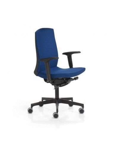 Silla oficina con respaldo alto Flexa de Dileoffice en azul