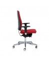 Silla oficina con respaldo alto Flexa de Dileoffice en rojo