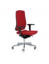 Silla oficina con respaldo alto Flexa de Dileoffice en rojo