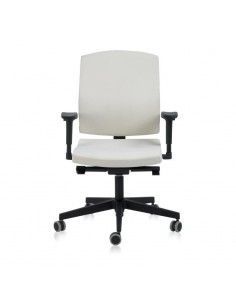 Silla oficina con respaldo alto Flexa de Dileoffice en blanco