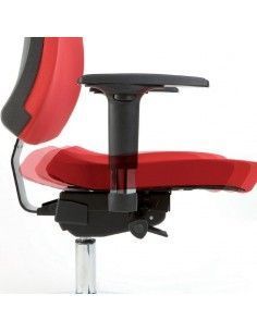 Detalle traslación asiento horizontal silla Flexa de Dileoffice