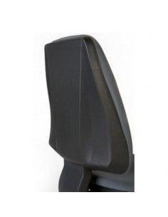 Detalle respaldo silla confidente Adapta de Dileoffice en negro