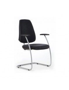 Silla confidente Adapta de Dileoffice en negro