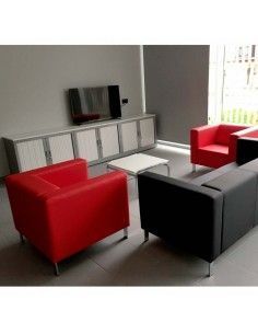 Sofás oficina serie Quatro de Dileoffice