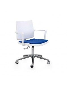 Silla de estudio Atenea de Dileoffice en blanco