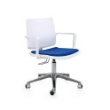 Silla de estudio Atenea de Dileoffice en blanco