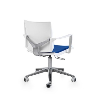 Silla estudio Atenea de Dileoffice en blanco