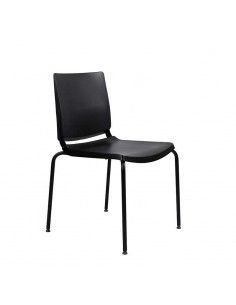 Silla confidente Atenea de Dileoffice en negro