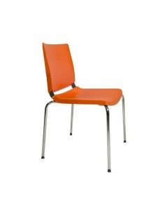 Silla confidente Atenea de Dileoffice en naranja