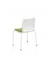 Silla confidente Atenea de Dileoffice en blanco