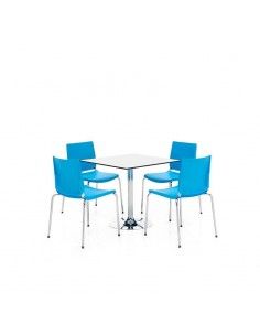 Silla confidente Atenea de Dileoffice en azul claro