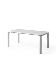 Mesa oficina blanca serie Portico de JGorbe