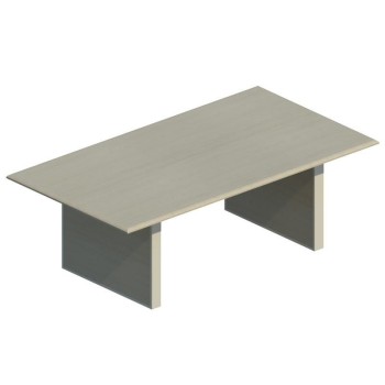 Mesa de reuniones rectangular serie Líder de JGorbe en bardolino