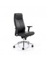 Sillon direccion XL de Dileoffice en piel negra