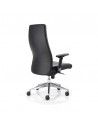 Sillon direccion XL de Dileoffice en piel negra
