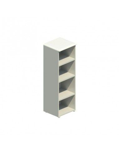 Estantería oficina estrecha despacho de JGorbe en blanco