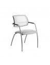 Silla confidente con brazos Urban de tecno-ofiss en blanco