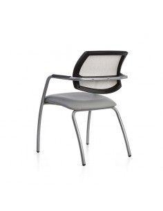 Silla confidente con brazos Urban de tecno-ofiss en gris