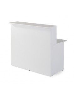 Mostrador recepcion blanco Basic de JGorbe en 120 cm. ancho