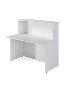 Mostrador recepcion blanco Basic de JGorbe en 120 cm. ancho