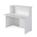 Mostrador recepcion blanco Basic de JGorbe en 120 cm. ancho