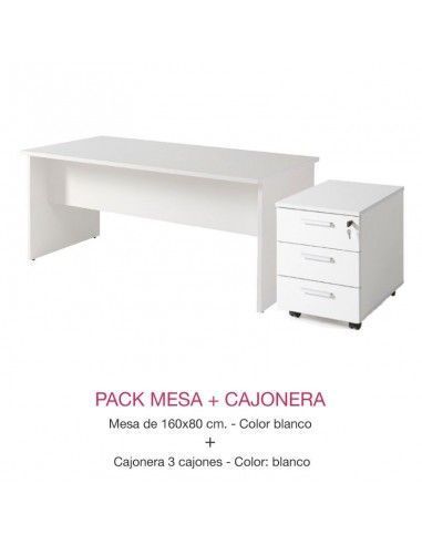 Oferta muebles oficina mesa escritorio y cajonera