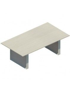 Mesa de reuniones rectangular Omega de JGorbe en olmo