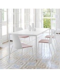 Silla confidente Unnia de inclass en color blanco