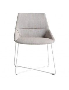 Silla confidente diseño Dunas XS de Inclass con pie de varilla