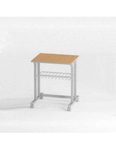 Mesa auxiliar para impresora de systemtronic en color madera